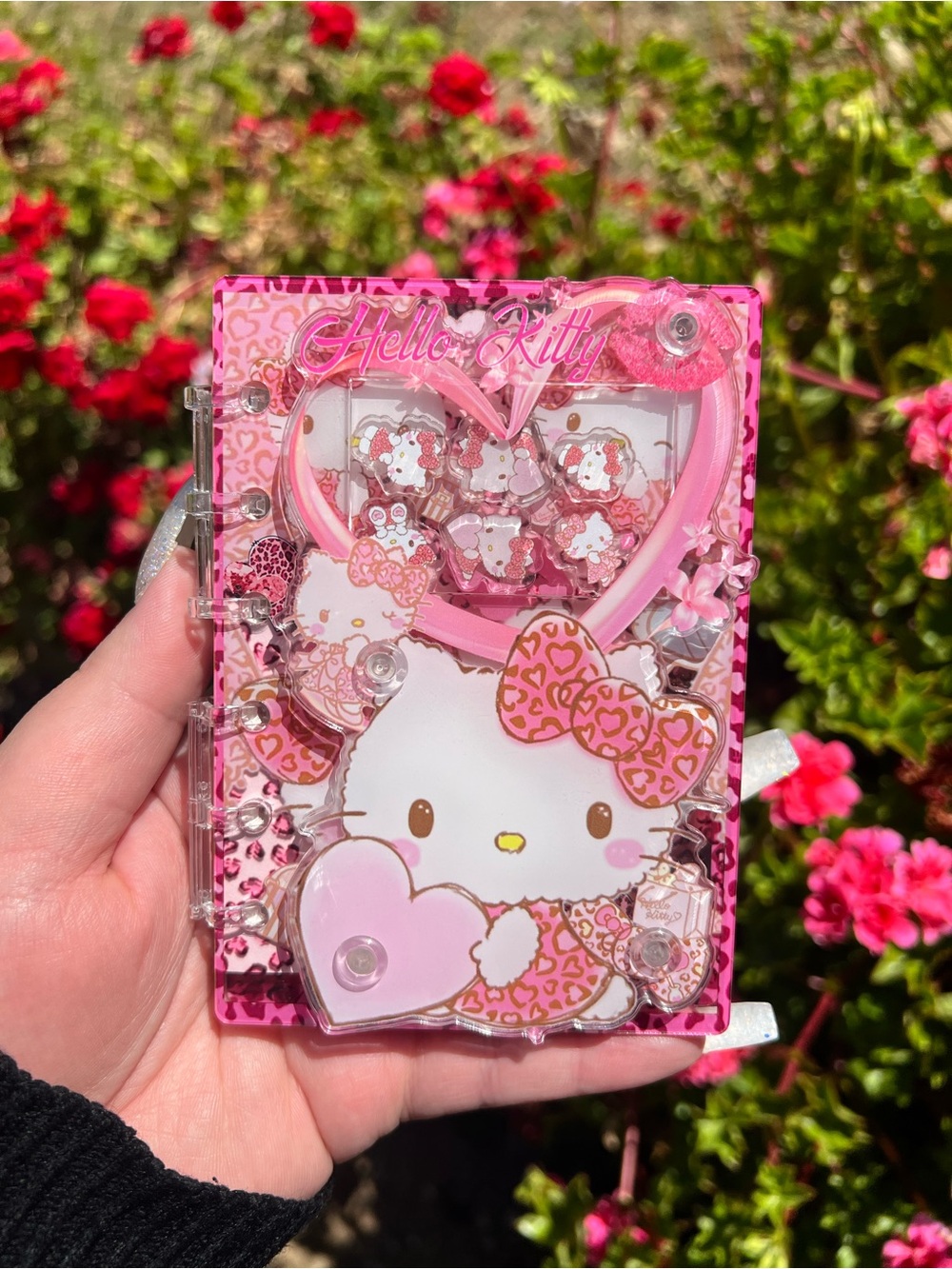 HELLO KITTY PINK LEOPARD NOTEBOOK